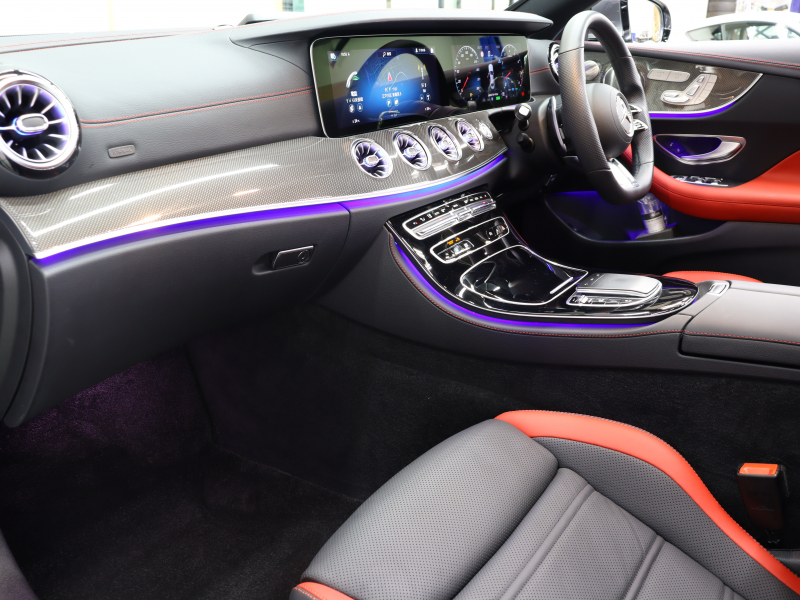 AMG Eクラス E53 4MATIC＋ｸｰﾍﾟ EXｸﾙｰｼﾌﾞ&ﾚｰﾀﾞｰSP　後期 ISG搭載 435ps MEｺﾈ 黒赤革 黒幌 ﾅﾋﾞTV Car Play ﾌﾞﾙﾒｽﾀｰ ﾍｯﾄﾞｱｯﾌﾟD 360ｶﾒﾗ ﾍﾞﾝﾁﾚｰﾀｰ ﾏｯｻｰｼﾞ機能 AMG20AW　2年保証