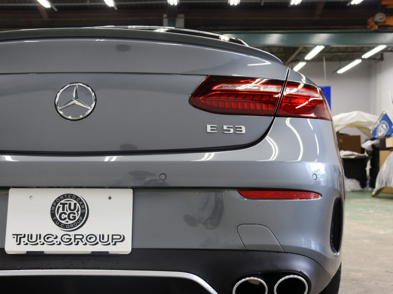 AMG Eクラス E53 4MATIC＋ｸｰﾍﾟ EXｸﾙｰｼﾌﾞ&ﾚｰﾀﾞｰSP　後期 ISG搭載 435ps MEｺﾈ 黒赤革 黒幌 ﾅﾋﾞTV Car Play ﾌﾞﾙﾒｽﾀｰ ﾍｯﾄﾞｱｯﾌﾟD 360ｶﾒﾗ ﾍﾞﾝﾁﾚｰﾀｰ ﾏｯｻｰｼﾞ機能 AMG20AW　2年保証