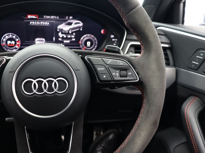アウディ RS4アバント 2.9 ｸﾜﾄﾛ RSﾃﾞｻﾞｲﾝPKG ACC ADVｷｰ ｻｲﾄﾞA 黒革 MMIﾅﾋﾞ Apple CarPlay B&Oｻｳﾝﾄﾞ ﾊﾞｰﾁｬﾙｺｯｸﾋﾟｯﾄ ﾏﾄﾘｸｯｽLEDﾗｲﾄ 360°ｶﾒﾗ ｵｰﾄﾃｰﾙｹﾞｰﾄ ﾚｯﾄﾞｷｬﾘﾊﾟｰ RSｽﾎﾟｰﾂｴｷｿﾞｰｽﾄ 　2年保証