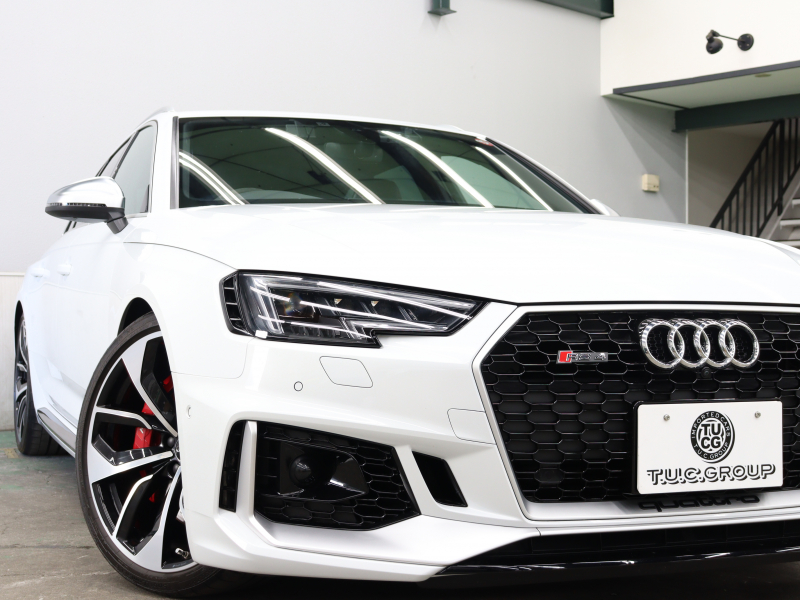 アウディ RS4アバント 2.9 ｸﾜﾄﾛ RSﾃﾞｻﾞｲﾝPKG ACC ADVｷｰ ｻｲﾄﾞA 黒革 MMIﾅﾋﾞ Apple CarPlay B&Oｻｳﾝﾄﾞ ﾊﾞｰﾁｬﾙｺｯｸﾋﾟｯﾄ ﾏﾄﾘｸｯｽLEDﾗｲﾄ 360°ｶﾒﾗ ｵｰﾄﾃｰﾙｹﾞｰﾄ ﾚｯﾄﾞｷｬﾘﾊﾟｰ RSｽﾎﾟｰﾂｴｷｿﾞｰｽﾄ 　2年保証