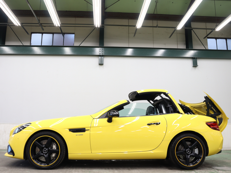 AMG SLC SLC43 ﾌｧｲﾅﾙED ﾚｰﾀﾞｰｾｰﾌﾃｨPKG　特別仕様 ｷｰﾚｽGO 専用革 ﾏｼﾞｯｸｽｶｲR ﾅﾋﾞTV Bｶﾒﾗ harman/Kardon ｴｱﾌｶｰﾌ 専用ｴｸｽﾃﾘｱ&18AW ﾊﾟﾌｫｰﾏﾝｽｽﾃｱ　2年保証付