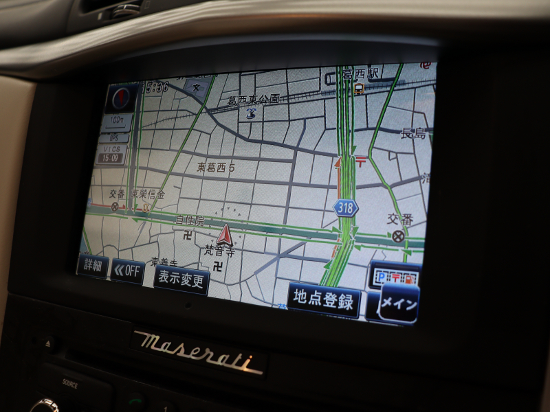 マセラティ グランカブリオ ｽﾎﾟｰﾂ MCｵｰﾄｼﾌﾄ　EBM 右H ﾍﾞｰｼﾞｭ革 ｼｰﾄﾋｰﾀｰ SDﾅﾋﾞ BOSEｻｳﾝﾄﾞ 地ﾃﾞｼﾞ Bｶﾒﾗ ｸﾘｼﾞｵﾀﾞｰｸｸﾛｰﾑｲﾝﾃﾘｱ MCﾃﾞｻﾞｲﾝ20AW　2年保証付