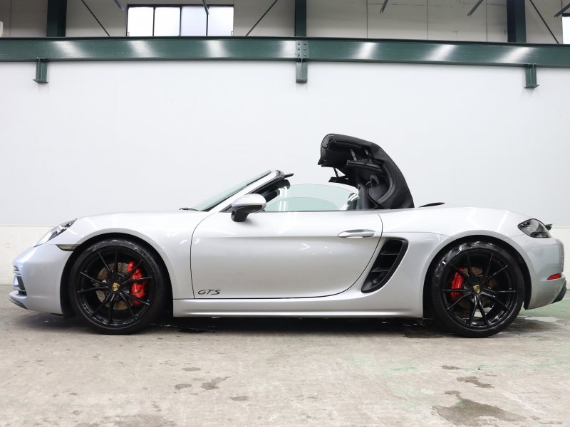 ポルシェ 718 ボクスター GTS ｽﾎﾟｰﾂｸﾛﾉPKG PDK　1ｵｰﾅｰ PASM ECO 黒革×ｱﾙｶﾝﾀﾗｽﾎﾟｰﾂｼｰﾄ PCMﾅﾋﾞ BTｵｰﾃﾞｨｵ&TEL GTｽﾎﾟｰﾂｽﾃｱ 20ｲﾝﾁｶﾚﾗSｱﾙﾐﾎｲｰﾙ 可変ﾘｱｽﾎﾟｲﾗｰ　2年保証付