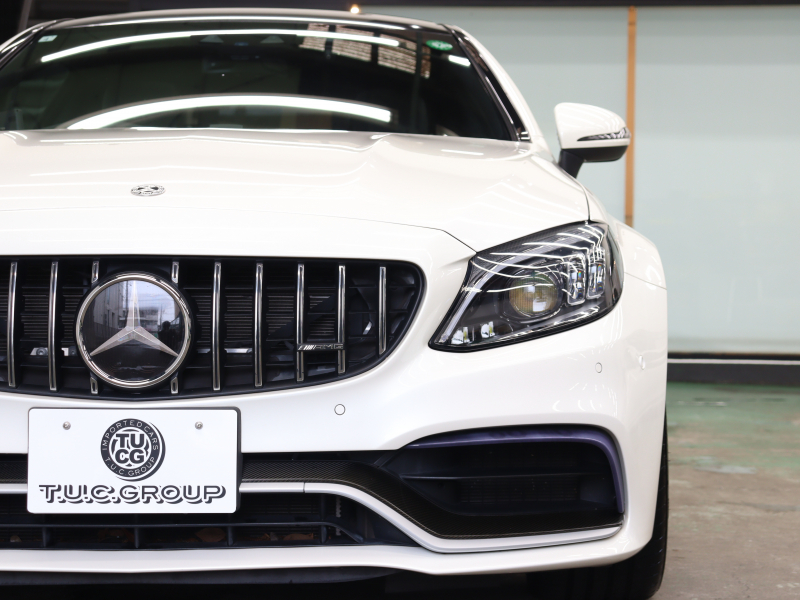 AMG Cクラス C63S ｸｰﾍﾟ AMGｶｰﾎﾞﾝ&ﾚｰﾀﾞｰP　後期 黒革 ｼｰﾄﾋｰﾀｰ ﾊﾟﾉﾗﾏSR 純正HDDﾅﾋﾞ ﾌﾞﾙﾒｽﾀｰS AMGﾄﾞﾗｲﾌﾞｺﾝﾄﾛｰﾙｽｲｯﾁ AMGｴｱﾛ&19/20ｲﾝﾁAW ﾚｯﾄﾞｷｬﾘﾊﾟｰ 2年保証付