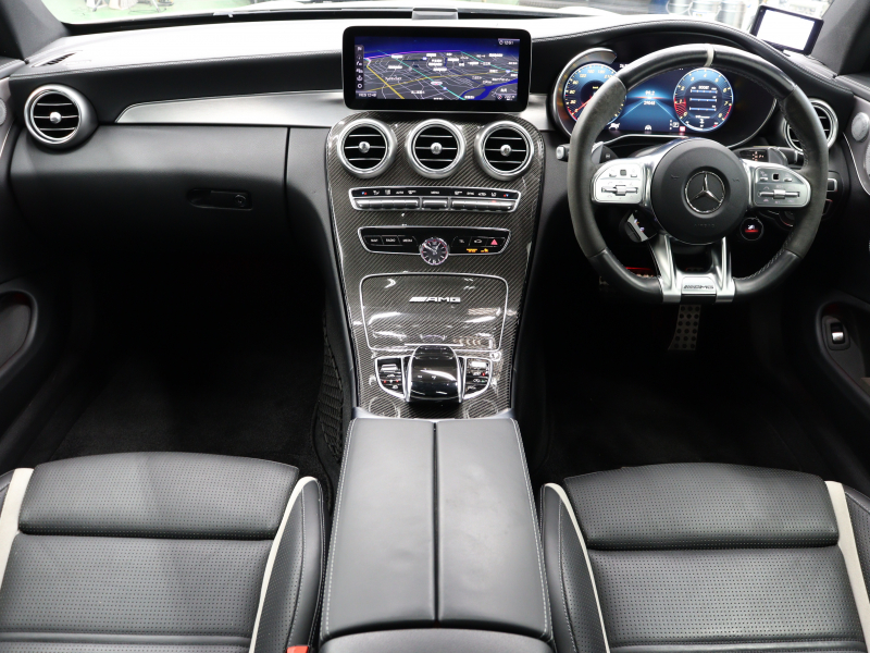 AMG Cクラス C63S ｸｰﾍﾟ AMGｶｰﾎﾞﾝ&ﾚｰﾀﾞｰP　後期 黒革 ｼｰﾄﾋｰﾀｰ ﾊﾟﾉﾗﾏSR 純正HDDﾅﾋﾞ ﾌﾞﾙﾒｽﾀｰS AMGﾄﾞﾗｲﾌﾞｺﾝﾄﾛｰﾙｽｲｯﾁ AMGｴｱﾛ&19/20ｲﾝﾁAW ﾚｯﾄﾞｷｬﾘﾊﾟｰ 2年保証付