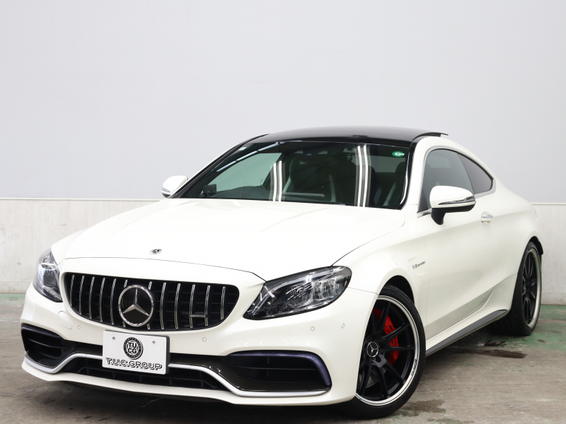 AMG Cクラス C63S ｸｰﾍﾟ AMGｶｰﾎﾞﾝ&ﾚｰﾀﾞｰP　後期 黒革 ｼｰﾄﾋｰﾀｰ ﾊﾟﾉﾗﾏSR 純正HDDﾅﾋﾞ ﾌﾞﾙﾒｽﾀｰS AMGﾄﾞﾗｲﾌﾞｺﾝﾄﾛｰﾙｽｲｯﾁ AMGｴｱﾛ&19/20ｲﾝﾁAW ﾚｯﾄﾞｷｬﾘﾊﾟｰ 2年保証付