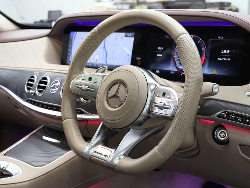 AMG Sクラス S63ﾛﾝｸﾞ  AMGﾀﾞｲﾅﾐｯｸ&ﾚｰﾀﾞｰSP　後期 ﾌﾞﾗｳﾝ×ﾍﾞｰｼﾞｭ革 ﾏｯｻｰｼﾞ ﾍﾞﾝﾁﾚｰﾀｰ ﾊﾟﾉﾗﾏSR HDDﾅﾋﾞTV ﾌﾞﾙﾒｽﾀｰ 3Dﾃﾞｻﾞｲﾝﾂｲｰﾀｰ ﾊﾝｽﾞﾌﾘｰA  AMGｴｱﾛ&専用20AW ﾊﾟﾌｫｰﾏﾝｽｽﾃｱ ﾊﾟﾌｫｰﾏﾝｽｴｸﾞｿﾞｰｽﾄ　2年保証付