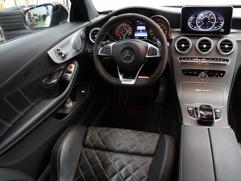 AMG Cクラス C63S ｸｰﾍﾟ Edition1 ﾚｰﾀﾞｰSP　限定車 左ﾊﾝﾄﾞﾙ 510ps AMGﾊﾟﾌｫｰﾏﾝｽｼｰﾄ ﾅﾋﾞTV ﾌﾞﾙﾒｽﾀｰS AMGﾊﾟﾌｫｰﾏﾝｽｴｸﾞｿﾞｰｽﾄ 専用ﾊﾟﾌｫｰﾏﾝｽｽﾃｱﾘﾝｸﾞ 専用ｴｱﾛ&19/20AW(ﾏｯﾄﾌﾞﾗｯｸ) 　2年保証