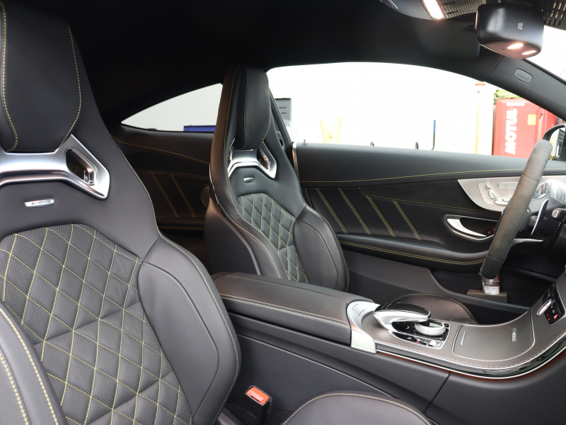 AMG Cクラス C63S ｸｰﾍﾟ Edition1 ﾚｰﾀﾞｰSP　限定車 左ﾊﾝﾄﾞﾙ 510ps AMGﾊﾟﾌｫｰﾏﾝｽｼｰﾄ ﾅﾋﾞTV ﾌﾞﾙﾒｽﾀｰS AMGﾊﾟﾌｫｰﾏﾝｽｴｸﾞｿﾞｰｽﾄ 専用ﾊﾟﾌｫｰﾏﾝｽｽﾃｱﾘﾝｸﾞ 専用ｴｱﾛ&19/20AW(ﾏｯﾄﾌﾞﾗｯｸ) 　2年保証