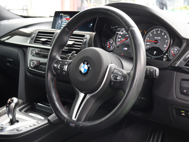 BMW Mシリーズ M4 ｸｰﾍﾟ MDCT　ｺﾝﾌｫｰﾄA ｲﾝﾃﾘｼﾞｪﾝﾄS 黒革 ﾅﾋﾞTV Bluetooth Bｶﾒﾗ ﾍｯﾄﾞｱｯﾌﾟD LEDﾍｯﾄﾞﾗｲﾄ Mｴｱﾛ&19AW　2年保証付