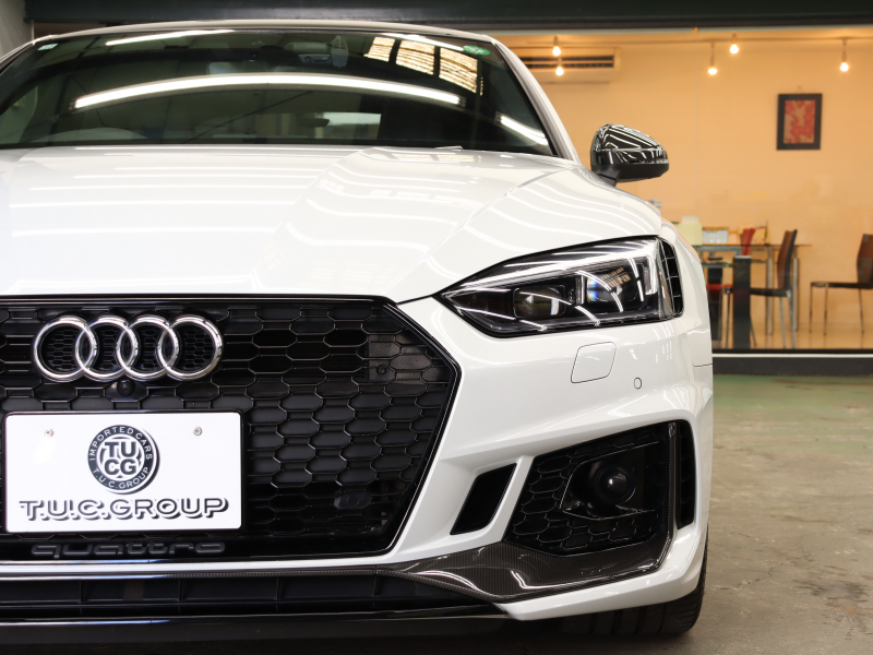 アウディ RS5 ｽﾎﾟｰﾂﾊﾞｯｸ ｸﾜﾄﾛ RSﾃﾞｻﾞｲﾝ&ｶｰﾎﾞﾝｽﾀｲﾘﾝｸﾞ&ｱｼｽﾀﾝｽPKG　ACC ｻｲﾄﾞA ADVｷｰ 黒革 ﾊﾟﾉﾗﾏSR MMIﾅﾋﾞ B&Oｻｳﾝﾄﾞ ﾏﾄﾘｯｸｽLED ﾊﾞｰﾁｬﾙｺｸﾋﾟｯﾄ  ｱﾙｶﾝﾀｰﾗｽﾃｱ RSｽﾎﾟｰﾂEX 20AW　2年保証