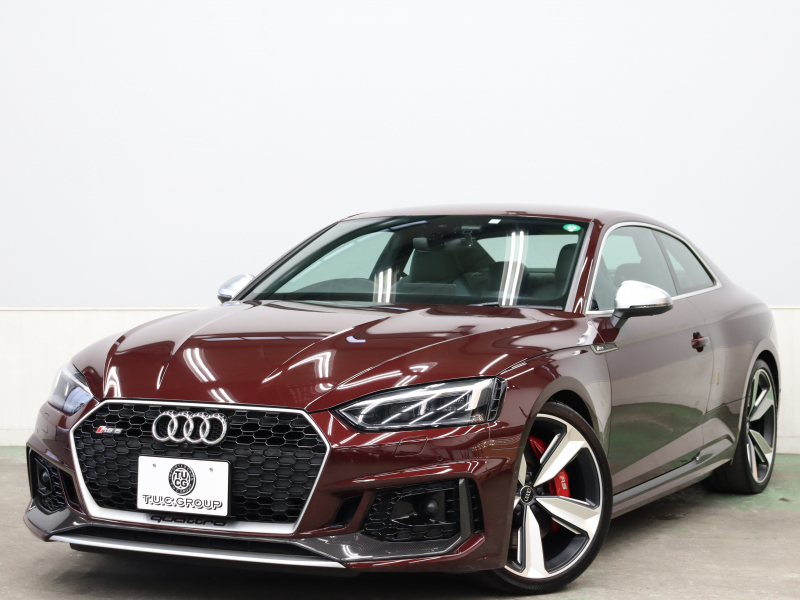 アウディ RS5 ｸｰﾍﾟ  2.9 ｸﾜﾄﾛ ｱｼｽﾀﾝｽPKG ｶｰﾎﾞﾝｽﾀｲﾘﾝｸﾞPKG　ACC ADVｷｰ 黒革 MMIﾅﾋﾞ ﾊﾞｰﾁｬﾙｺｸﾋﾟｯﾄ 360°ｶﾒﾗ B&Oｻｳﾝﾄﾞ ﾏﾄﾘｯｸｽLED ﾃﾞｺﾗﾃｨﾌﾞｶｰﾎﾞﾝﾊﾟﾈﾙ 20ｲﾝﾁAW 赤ｷｬﾘﾊﾟｰ RSｽﾎﾟｰﾂEX 　2年保証