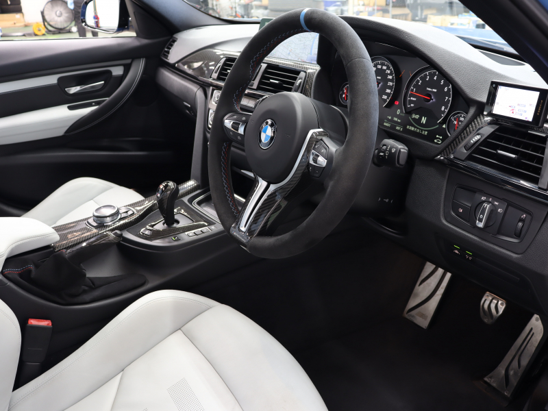 BMW Mシリーズ M3 MDCT　ｺﾝﾌｫｰﾄA ｲﾝﾃﾘｼﾞｪﾝﾄS 白革ｼｰﾄ Iriveﾅﾋﾞ TV Bluetooth Bｶﾒﾗ ﾍｯﾄﾞｱｯﾌﾟD LEDﾍｯﾄﾞﾗｲﾄ Mｴｱﾛ&19AW(ｽﾀｲﾘﾝｸﾞ437M)　2年保証付