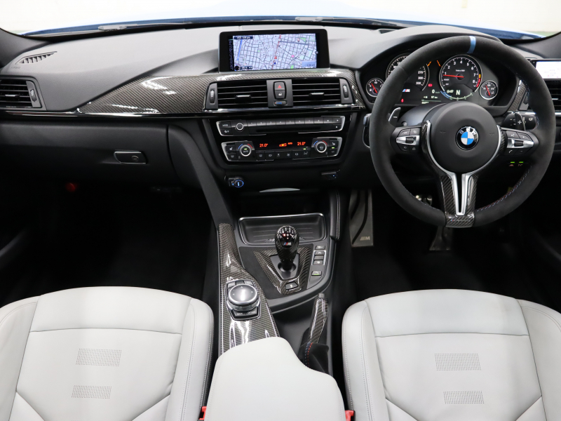 BMW Mシリーズ M3 MDCT　ｺﾝﾌｫｰﾄA ｲﾝﾃﾘｼﾞｪﾝﾄS 白革ｼｰﾄ Iriveﾅﾋﾞ TV Bluetooth Bｶﾒﾗ ﾍｯﾄﾞｱｯﾌﾟD LEDﾍｯﾄﾞﾗｲﾄ Mｴｱﾛ&19AW(ｽﾀｲﾘﾝｸﾞ437M)　2年保証付