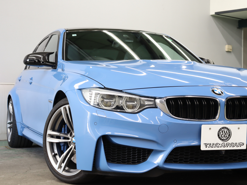 BMW Mシリーズ M3 MDCT　ｺﾝﾌｫｰﾄA ｲﾝﾃﾘｼﾞｪﾝﾄS 白革ｼｰﾄ Iriveﾅﾋﾞ TV Bluetooth Bｶﾒﾗ ﾍｯﾄﾞｱｯﾌﾟD LEDﾍｯﾄﾞﾗｲﾄ Mｴｱﾛ&19AW(ｽﾀｲﾘﾝｸﾞ437M)　2年保証付