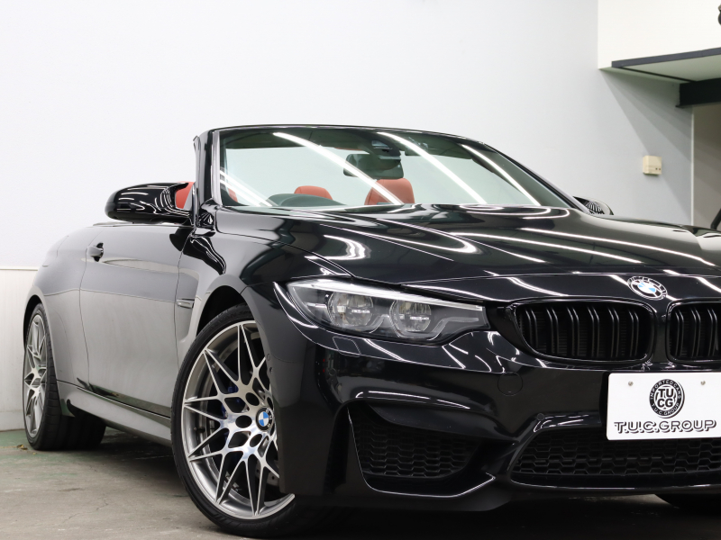BMW Mシリーズ M4 ｶﾌﾞﾘｵﾚ ｺﾝﾍﾟﾃｨｼｮﾝ　後期LCI LCW ｺﾝﾌｫA ｲﾝﾃﾘｼﾞｪﾝﾄS 赤革 純正HDDﾅﾋﾞTV harman/Kardon ﾍｯﾄﾞｱｯﾌﾟD Bｶﾒﾗ  ｶｰﾎﾞﾝｲﾝﾃﾘｱ ｴｷｿﾞｰｽﾄﾊﾟｲﾌﾟ ｱﾀﾞﾌﾟﾃｨﾌﾞMｻｽﾍﾟﾝｼｮﾝ 専用ｴｱﾛ&20AW(ｽﾀｲﾘﾝｸﾞ666M)　2年保証付