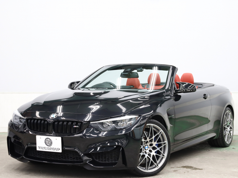 BMW Mシリーズ M4 ｶﾌﾞﾘｵﾚ ｺﾝﾍﾟﾃｨｼｮﾝ　後期LCI LCW ｺﾝﾌｫA ｲﾝﾃﾘｼﾞｪﾝﾄS 赤革 純正HDDﾅﾋﾞTV harman/Kardon ﾍｯﾄﾞｱｯﾌﾟD Bｶﾒﾗ  ｶｰﾎﾞﾝｲﾝﾃﾘｱ ｴｷｿﾞｰｽﾄﾊﾟｲﾌﾟ ｱﾀﾞﾌﾟﾃｨﾌﾞMｻｽﾍﾟﾝｼｮﾝ 専用ｴｱﾛ&20AW(ｽﾀｲﾘﾝｸﾞ666M)　2年保証付