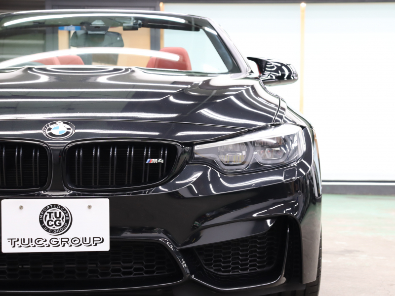 BMW Mシリーズ M4 ｶﾌﾞﾘｵﾚ ｺﾝﾍﾟﾃｨｼｮﾝ　後期LCI LCW ｺﾝﾌｫA ｲﾝﾃﾘｼﾞｪﾝﾄS 赤革 純正HDDﾅﾋﾞTV harman/Kardon ﾍｯﾄﾞｱｯﾌﾟD Bｶﾒﾗ  ｶｰﾎﾞﾝｲﾝﾃﾘｱ ｴｷｿﾞｰｽﾄﾊﾟｲﾌﾟ ｱﾀﾞﾌﾟﾃｨﾌﾞMｻｽﾍﾟﾝｼｮﾝ 専用ｴｱﾛ&20AW(ｽﾀｲﾘﾝｸﾞ666M)　2年保証付