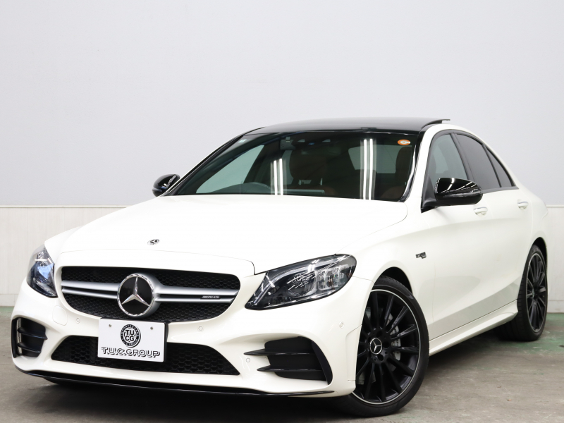 AMG Cクラス C43 4MATIC ｴｸｽｸﾙｰｼﾌﾞ&ﾚｰﾀﾞｰSP　後期 赤革 純正ﾅﾋﾞTV ﾌﾞﾙﾒｽﾀｰS HUD Bｶﾒﾗ 自動ﾄﾗﾝｸ&ﾌｯﾄﾄﾗﾝｸｵｰﾌﾟﾅｰ LEDﾍｯﾄﾞﾗｲﾄ AMGｴｱﾛ&19AW AMGｴｸﾞｿﾞｰｽﾄ　2年保証