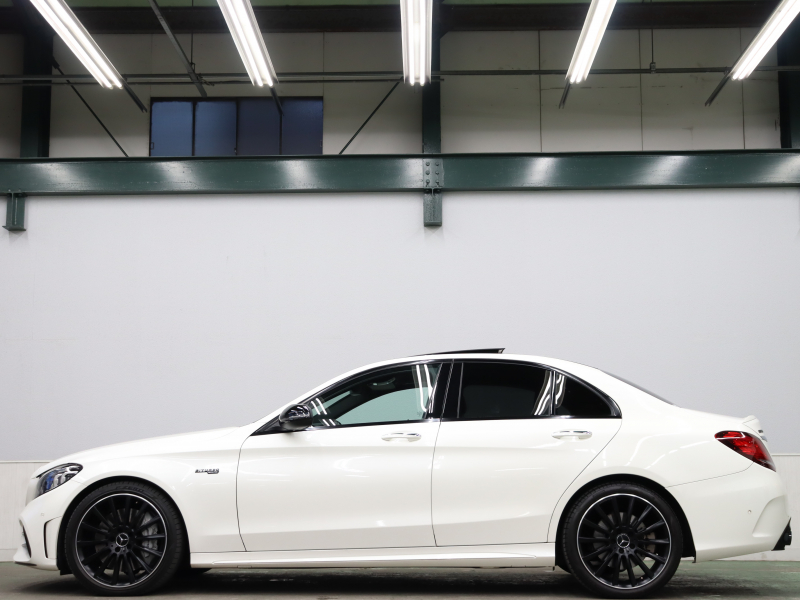 AMG Cクラス C43 4MATIC ｴｸｽｸﾙｰｼﾌﾞ&ﾚｰﾀﾞｰSP　後期 赤革 純正ﾅﾋﾞTV ﾌﾞﾙﾒｽﾀｰS HUD Bｶﾒﾗ 自動ﾄﾗﾝｸ&ﾌｯﾄﾄﾗﾝｸｵｰﾌﾟﾅｰ LEDﾍｯﾄﾞﾗｲﾄ AMGｴｱﾛ&19AW AMGｴｸﾞｿﾞｰｽﾄ　2年保証