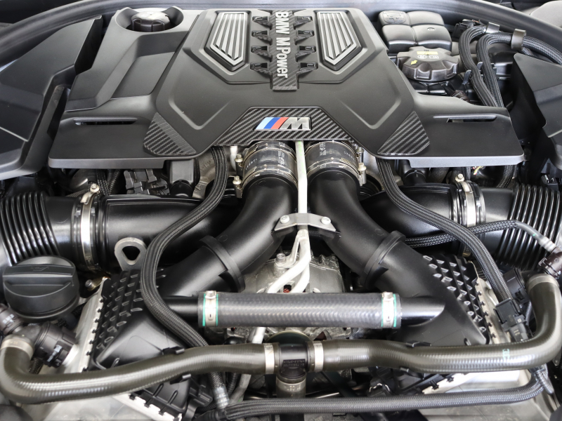 BMW Mシリーズ M5　ｲﾝﾃﾘｼﾞｪﾝﾄｾｰﾌﾃｨ 茶/黒革 ﾍﾞﾝﾁﾚｰﾀｰ ｶｰﾎﾞﾝﾙｰﾌ Idriveﾅﾋﾞ TV 360ｶﾒﾗ harman/kardon ﾜｲﾔﾚｽﾁｬｰｼﾞﾝｸﾞ HUD Mｽﾎﾟｰﾂｽﾃｱﾘﾝｸﾞ Mｴｷｿﾞｰｽﾄｼｽﾃﾑ Mﾏﾙﾁﾌｧﾝｸｼｮﾝｼｰﾄ Mｴｱﾛ&20ｲﾝﾁﾀﾞﾌﾞﾙｽﾎﾟｰｸAW(ｽﾀｲﾘﾝｸﾞ706M)　2年保証