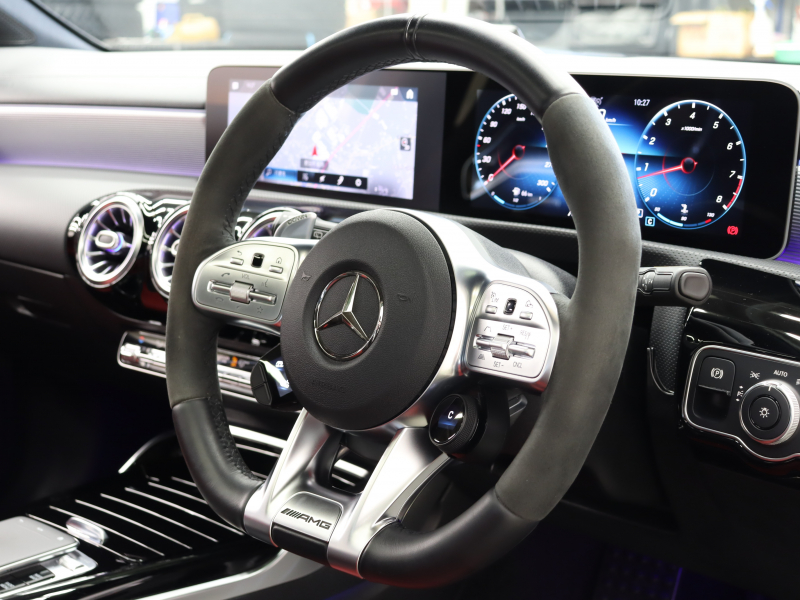 AMG Aクラス A45S 4MATIC+ AMGｱﾄﾞﾊﾞﾝｽﾄﾞ&ﾊﾟﾌｫｰﾏﾝｽPKG　AMGﾊﾟﾌｫｰﾏﾝｽｼｰﾄ黒/赤 ﾋｰﾀｰ ﾍﾞﾝﾁﾚｰﾀｰ ﾊﾟﾉﾗﾏSR ﾅﾋﾞTV HUD 360ｶﾒﾗ ｱﾀﾞﾌﾟﾃｨﾌﾞLEDﾗｲﾄ AMGﾊﾟﾌｫｰﾏﾝｽｴｸﾞｿﾞｰｽﾄ AMGｴｱﾛ＆19AW ACC BSM LCW　2年保証