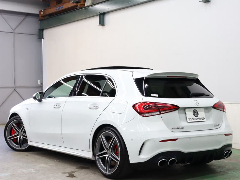 AMG Aクラス A45S 4MATIC+ AMGｱﾄﾞﾊﾞﾝｽﾄﾞ&ﾊﾟﾌｫｰﾏﾝｽPKG　AMGﾊﾟﾌｫｰﾏﾝｽｼｰﾄ黒/赤 ﾋｰﾀｰ ﾍﾞﾝﾁﾚｰﾀｰ ﾊﾟﾉﾗﾏSR ﾅﾋﾞTV HUD 360ｶﾒﾗ ｱﾀﾞﾌﾟﾃｨﾌﾞLEDﾗｲﾄ AMGﾊﾟﾌｫｰﾏﾝｽｴｸﾞｿﾞｰｽﾄ AMGｴｱﾛ＆19AW ACC BSM LCW　2年保証