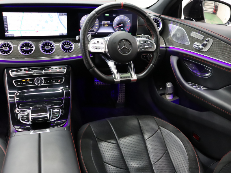 AMG CLSクラス CLS53 4MATIC+ ﾚｰﾀﾞｰSP ISG搭載　黒革 ﾍﾞﾝﾁﾚｰﾀｰ ﾀﾞｲﾅﾐｯｸｼｰﾄ ｻﾝﾙｰﾌ 純正ﾅﾋﾞTV 360ｶﾒﾗ ﾌﾞﾙﾒｽﾀｰ HUD ﾏﾙﾁﾋﾞｰﾑLEDﾗｲﾄ AMGｴｸﾞｿﾞｰｽﾄｼｽﾃﾑ 専用ｴｱﾛ&20AW　2年保証付