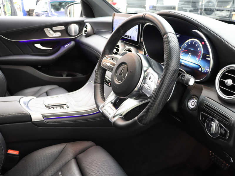 AMG GLCクーペ GLC43ｸｰﾍﾟ 4MATIC ﾚｻﾞｰｴｸｽｸﾙｰｼﾌﾞ&ﾚｰﾀﾞｰSP　後期 MEｺﾈ 黒革 SR ｼｰﾄﾋｰﾀｰ&ﾍﾞﾝﾁﾚｰﾀｰ MBUXﾅﾋﾞTV BTｵｰﾃﾞｨｵ 360ｶﾒﾗ LEDﾍｯﾄﾞﾗｲﾄ ﾍｯﾄﾞｱｯﾌﾟD ﾌﾞﾙﾒｽﾀｰS 自動Rｹﾞｰﾄ&ﾊﾝｽﾞﾌﾘｰA AMGｴｱﾛ&20AW　2年保証