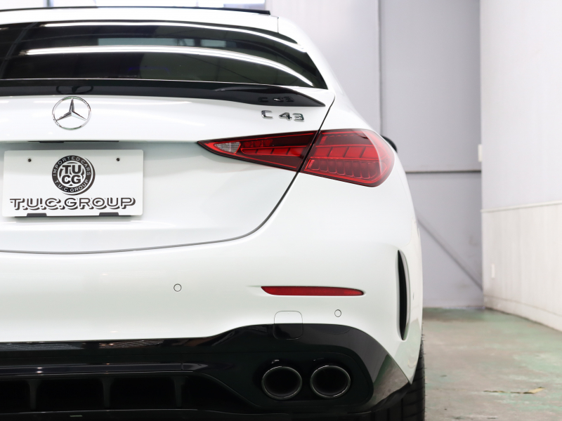 AMG Cクラス C43 4MATIC BSG搭載ﾓﾃﾞﾙ ﾚｰﾀﾞｰSP　現行ﾓﾃﾞﾙ 赤/黒革 ﾊﾟﾉﾗﾏSR ﾅﾋﾞTV ﾌﾞﾙﾒｽﾀｰS 360ｶﾒﾗ Carplay AndroidAuto LEDﾊｲﾊﾟﾌｫｰﾏﾝｽﾗｲﾄ AMGｻｽﾍﾟﾝｼｮﾝ AMGﾅｲﾄﾊﾟｯｹｰｼﾞ AMG強化ﾌﾞﾚｰｷ AMGﾘｱﾙﾊﾟﾌｫｰﾏﾝｽｻｳﾝﾄﾞ AMGｴｱﾛ&19AW　2年保証