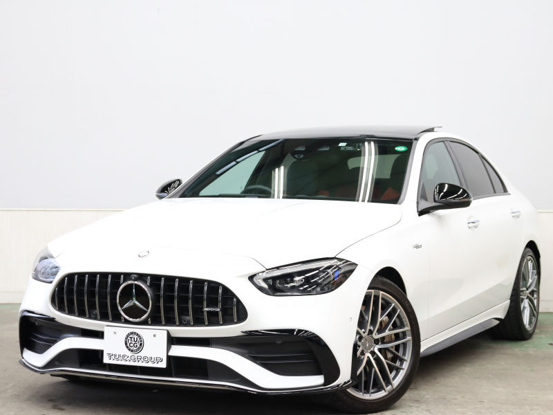 AMG Cクラス C43 4MATIC BSG搭載ﾓﾃﾞﾙ ﾚｰﾀﾞｰSP　現行ﾓﾃﾞﾙ 赤/黒革 ﾊﾟﾉﾗﾏSR ﾅﾋﾞTV ﾌﾞﾙﾒｽﾀｰS 360ｶﾒﾗ Carplay AndroidAuto LEDﾊｲﾊﾟﾌｫｰﾏﾝｽﾗｲﾄ AMGｻｽﾍﾟﾝｼｮﾝ AMGﾅｲﾄﾊﾟｯｹｰｼﾞ AMG強化ﾌﾞﾚｰｷ AMGﾘｱﾙﾊﾟﾌｫｰﾏﾝｽｻｳﾝﾄﾞ AMGｴｱﾛ&19AW　2年保証