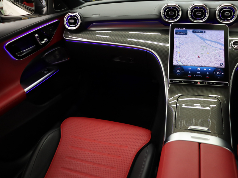 AMG Cクラス C43 4MATIC BSG搭載ﾓﾃﾞﾙ ﾚｰﾀﾞｰSP　現行ﾓﾃﾞﾙ 赤/黒革 ﾊﾟﾉﾗﾏSR ﾅﾋﾞTV ﾌﾞﾙﾒｽﾀｰS 360ｶﾒﾗ Carplay AndroidAuto LEDﾊｲﾊﾟﾌｫｰﾏﾝｽﾗｲﾄ AMGｻｽﾍﾟﾝｼｮﾝ AMGﾅｲﾄﾊﾟｯｹｰｼﾞ AMG強化ﾌﾞﾚｰｷ AMGﾘｱﾙﾊﾟﾌｫｰﾏﾝｽｻｳﾝﾄﾞ AMGｴｱﾛ&19AW　2年保証