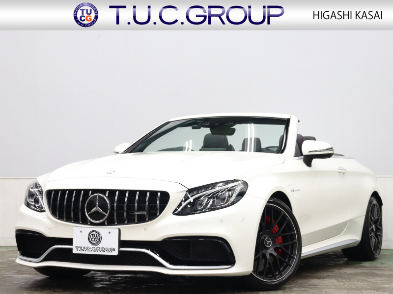 AMG Cクラス C63S ｶﾌﾞﾘｵﾚ ﾚｰﾀﾞｰSP　黒幌 Pｽﾀ 510ps 黒赤革 ｼｰﾄﾋｰﾀｰ ｴｱｽｶｰﾌ ﾅﾋﾞTV BTｵｰﾃﾞｨｵ Bｶﾒﾗ LEDﾍｯﾄﾞﾗｲﾄ ﾍｯﾄﾞｱｯﾌﾟD ﾌﾞﾙﾒｽﾀｰS AMGｴｱﾛ&19AW　2年保証