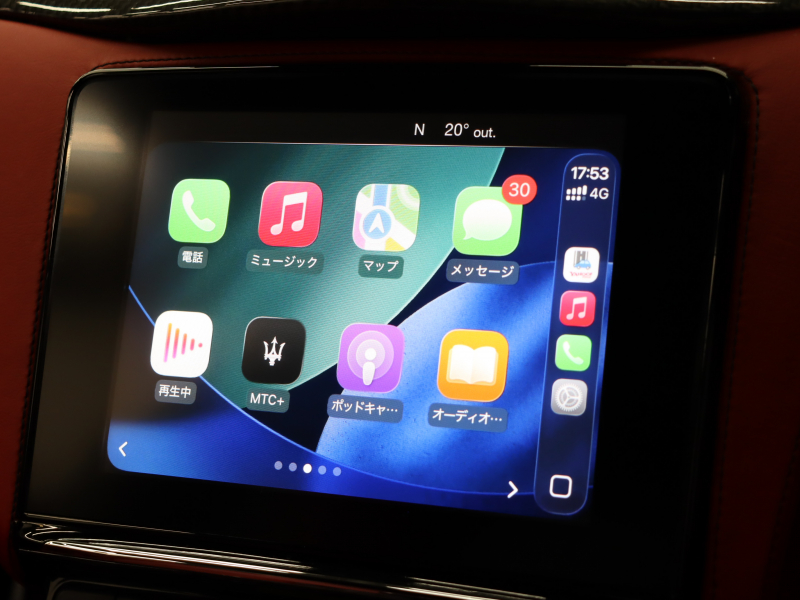 マセラティ グランツーリズモ ｽﾎﾟｰﾂ MCｵｰﾄｼﾌﾄ　後期 1ｵｰﾅｰ 赤革 ｼｰﾄﾋｰﾀｰ 純正SDﾅﾋﾞ harman/kardon Bluetooth Bｶﾒﾗ PTS ｽﾎﾟｰﾂPKG ﾚｯﾄﾞｷｬﾘﾊﾟｰ ﾄﾗｲﾃﾞﾝﾄｽﾃｯﾁ MCｽﾎﾟｰﾂﾗｲﾝｶｰﾎﾞﾝﾄﾘﾑ ﾌﾞﾗｯｸｳｨﾝﾄﾞｳﾄﾘﾑ TPMS ETC 純正20ｲﾝﾁAW　2年保証