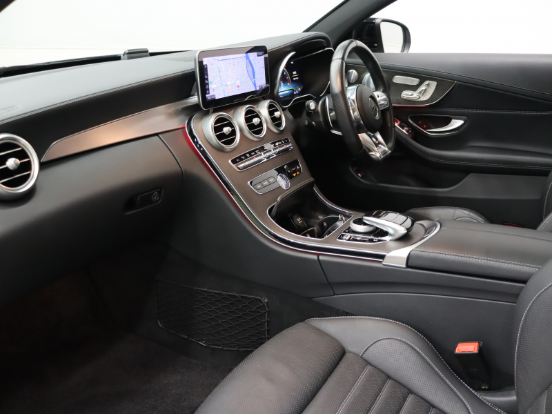 AMG Cクラス C43ｸｰﾍﾟ 4MATIC ﾚｰﾀﾞｰSP　後期 黒革 純正ﾅﾋﾞTV ﾌﾞﾙﾒｽﾀｰS HUD Bｶﾒﾗ 自動ﾄﾗﾝｸ&ﾌｯﾄﾄﾗﾝｸｵｰﾌﾟﾅｰ LEDﾍｯﾄﾞﾗｲﾄ AMGｴｱﾛ&19AW AMGｴｸﾞｿﾞｰｽﾄ　2年保証