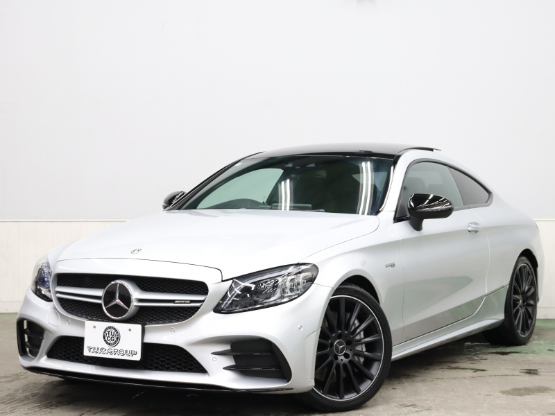 AMG Cクラス C43ｸｰﾍﾟ 4MATIC ﾚｰﾀﾞｰSP　後期 黒革 純正ﾅﾋﾞTV ﾌﾞﾙﾒｽﾀｰS HUD Bｶﾒﾗ 自動ﾄﾗﾝｸ&ﾌｯﾄﾄﾗﾝｸｵｰﾌﾟﾅｰ LEDﾍｯﾄﾞﾗｲﾄ AMGｴｱﾛ&19AW AMGｴｸﾞｿﾞｰｽﾄ　2年保証