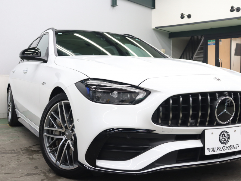 AMG Cクラス C43 4MATIC ｽﾃｰｼｮﾝﾜｺﾞﾝ ﾚｰﾀﾞｰSP BSG搭載　1ｵｰﾅｰ 黒革 ﾊﾟﾉﾗﾏSR 純正HDDﾅﾋﾞ ﾌﾞﾙﾒｽﾀｰS HUD Carplay 360ｶﾒﾗ 自動Rｹﾞｰﾄ AMGｻｽﾍﾟﾝｼｮﾝ AMGﾘｱﾙﾊﾟﾌｫｰﾏﾝｽｻｳﾝﾄﾞ AMGﾅｲﾄPKG AMGｴｱﾛ&19ｲﾝﾁAW　2年保証付