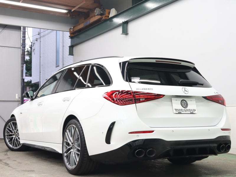 AMG Cクラス C43 4MATIC ｽﾃｰｼｮﾝﾜｺﾞﾝ ﾚｰﾀﾞｰSP BSG搭載　1ｵｰﾅｰ 黒革 ﾊﾟﾉﾗﾏSR 純正HDDﾅﾋﾞ ﾌﾞﾙﾒｽﾀｰS HUD Carplay 360ｶﾒﾗ 自動Rｹﾞｰﾄ AMGｻｽﾍﾟﾝｼｮﾝ AMGﾘｱﾙﾊﾟﾌｫｰﾏﾝｽｻｳﾝﾄﾞ AMGﾅｲﾄPKG AMGｴｱﾛ&19ｲﾝﾁAW　2年保証付