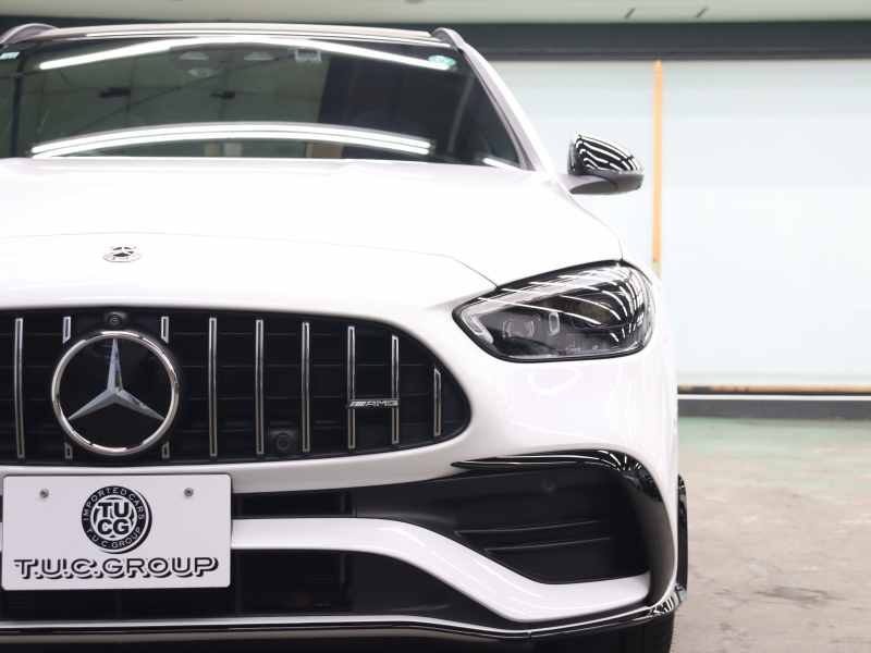 AMG Cクラス C43 4MATIC ｽﾃｰｼｮﾝﾜｺﾞﾝ ﾚｰﾀﾞｰSP BSG搭載　1ｵｰﾅｰ 黒革 ﾊﾟﾉﾗﾏSR 純正HDDﾅﾋﾞ ﾌﾞﾙﾒｽﾀｰS HUD Carplay 360ｶﾒﾗ 自動Rｹﾞｰﾄ AMGｻｽﾍﾟﾝｼｮﾝ AMGﾘｱﾙﾊﾟﾌｫｰﾏﾝｽｻｳﾝﾄﾞ AMGﾅｲﾄPKG AMGｴｱﾛ&19ｲﾝﾁAW　2年保証付