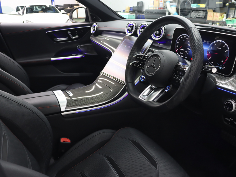 AMG Cクラス C43 4MATIC ｽﾃｰｼｮﾝﾜｺﾞﾝ ﾚｰﾀﾞｰSP BSG搭載　1ｵｰﾅｰ 黒革 ﾊﾟﾉﾗﾏSR 純正HDDﾅﾋﾞ ﾌﾞﾙﾒｽﾀｰS HUD Carplay 360ｶﾒﾗ 自動Rｹﾞｰﾄ AMGｻｽﾍﾟﾝｼｮﾝ AMGﾘｱﾙﾊﾟﾌｫｰﾏﾝｽｻｳﾝﾄﾞ AMGﾅｲﾄPKG AMGｴｱﾛ&19ｲﾝﾁAW　2年保証付