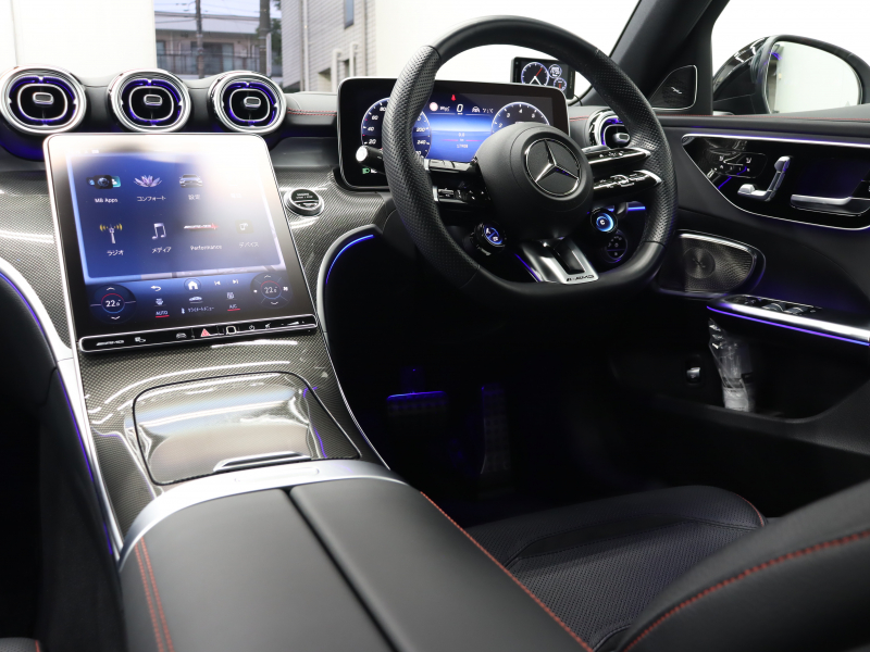 AMG Cクラス C43 4MATIC ｽﾃｰｼｮﾝﾜｺﾞﾝ ﾚｰﾀﾞｰSP BSG搭載　1ｵｰﾅｰ 黒革 ﾊﾟﾉﾗﾏSR 純正HDDﾅﾋﾞ ﾌﾞﾙﾒｽﾀｰS HUD Carplay 360ｶﾒﾗ 自動Rｹﾞｰﾄ AMGｻｽﾍﾟﾝｼｮﾝ AMGﾘｱﾙﾊﾟﾌｫｰﾏﾝｽｻｳﾝﾄﾞ AMGﾅｲﾄPKG AMGｴｱﾛ&19ｲﾝﾁAW　2年保証付