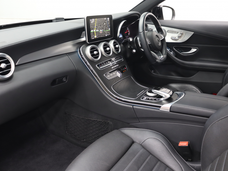 AMG Cクラス C43 4MATIC ｸｰﾍﾟ  ﾚｰﾀﾞｰSP　黒革 ﾊﾟﾉﾗﾏSR 純正ﾅﾋﾞTV ﾌﾞﾙﾒｽﾀｰS ﾍｯﾄﾞｱｯﾌﾟD ﾊﾞｯｸｶﾒﾗ 自動Rｹﾞｰﾄ&ﾌｯﾄﾄﾗﾝｸｵｰﾌﾟﾅｰ  LEDﾗｲﾄ AMGｴｸﾞｿﾞｰｽﾄｼｽﾃﾑ AMGｻｽﾍﾟﾝｼｮﾝ AMGｴｱﾛ&19ｲﾝﾁAW　2年保証付