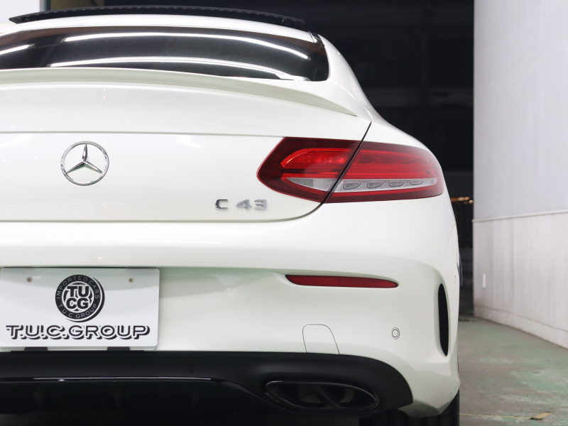 AMG Cクラス C43 4MATIC ｸｰﾍﾟ  ﾚｰﾀﾞｰSP　黒革 ﾊﾟﾉﾗﾏSR 純正ﾅﾋﾞTV ﾌﾞﾙﾒｽﾀｰS ﾍｯﾄﾞｱｯﾌﾟD ﾊﾞｯｸｶﾒﾗ 自動Rｹﾞｰﾄ&ﾌｯﾄﾄﾗﾝｸｵｰﾌﾟﾅｰ  LEDﾗｲﾄ AMGｴｸﾞｿﾞｰｽﾄｼｽﾃﾑ AMGｻｽﾍﾟﾝｼｮﾝ AMGｴｱﾛ&19ｲﾝﾁAW　2年保証付