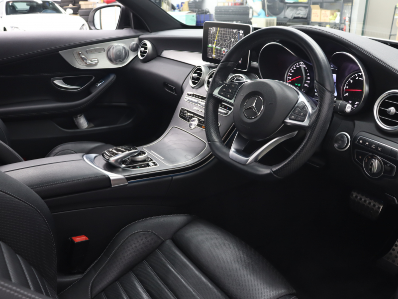 AMG Cクラス C43 4MATIC ｸｰﾍﾟ  ﾚｰﾀﾞｰSP　黒革 ﾊﾟﾉﾗﾏSR 純正ﾅﾋﾞTV ﾌﾞﾙﾒｽﾀｰS ﾍｯﾄﾞｱｯﾌﾟD ﾊﾞｯｸｶﾒﾗ 自動Rｹﾞｰﾄ&ﾌｯﾄﾄﾗﾝｸｵｰﾌﾟﾅｰ  LEDﾗｲﾄ AMGｴｸﾞｿﾞｰｽﾄｼｽﾃﾑ AMGｻｽﾍﾟﾝｼｮﾝ AMGｴｱﾛ&19ｲﾝﾁAW　2年保証付