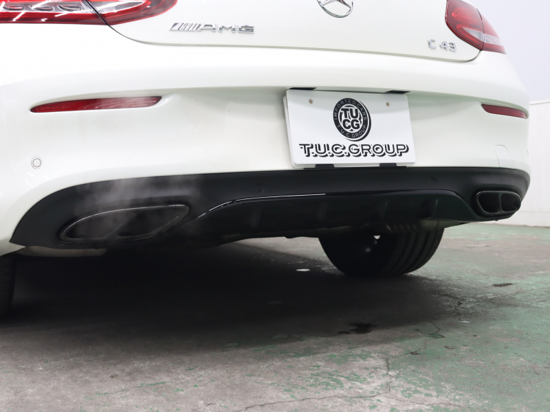 AMG Cクラス C43 4MATIC ｸｰﾍﾟ  ﾚｰﾀﾞｰSP　黒革 ﾊﾟﾉﾗﾏSR 純正ﾅﾋﾞTV ﾌﾞﾙﾒｽﾀｰS ﾍｯﾄﾞｱｯﾌﾟD ﾊﾞｯｸｶﾒﾗ 自動Rｹﾞｰﾄ&ﾌｯﾄﾄﾗﾝｸｵｰﾌﾟﾅｰ  LEDﾗｲﾄ AMGｴｸﾞｿﾞｰｽﾄｼｽﾃﾑ AMGｻｽﾍﾟﾝｼｮﾝ AMGｴｱﾛ&19ｲﾝﾁAW　2年保証付