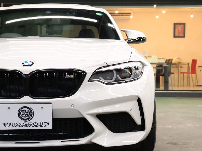BMW Mシリーズ M2 ｺﾝﾍﾟﾃｨｼｮﾝ　1ｵﾅ 後期LCI ｺﾝﾌｫｰﾄA ｲﾝﾃﾘｼﾞｪﾝﾄS 黒革 ｻﾝﾙｰﾌ 純正Idriveﾅﾋﾞ harman/kardonｻｳﾝﾄﾞ Bｶﾒﾗ LEDﾍｯﾄﾞﾗｲﾄ ｶｰﾎﾞﾝｲﾝﾃﾘｱ Mﾌﾞﾚｰｷｷｬﾘﾊﾟｰ Mｴｱﾛ&19ｲﾝﾁAW　2年保証付