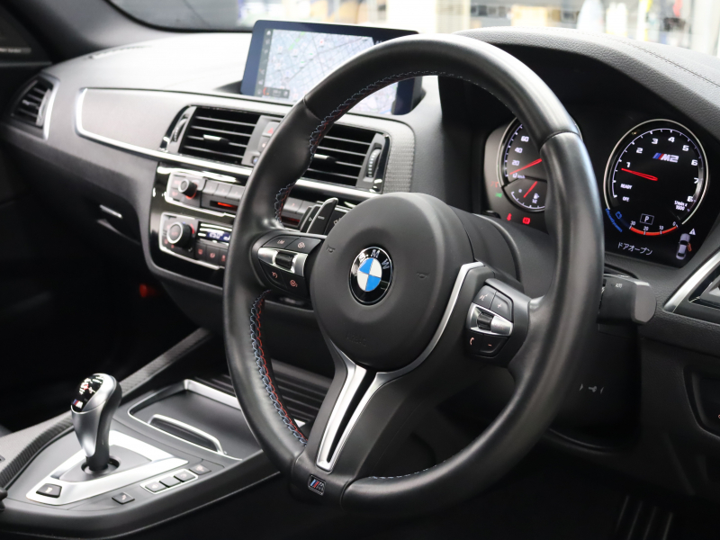 BMW Mシリーズ M2 ｺﾝﾍﾟﾃｨｼｮﾝ　1ｵﾅ 後期LCI ｺﾝﾌｫｰﾄA ｲﾝﾃﾘｼﾞｪﾝﾄS 黒革 ｻﾝﾙｰﾌ 純正Idriveﾅﾋﾞ harman/kardonｻｳﾝﾄﾞ Bｶﾒﾗ LEDﾍｯﾄﾞﾗｲﾄ ｶｰﾎﾞﾝｲﾝﾃﾘｱ Mﾌﾞﾚｰｷｷｬﾘﾊﾟｰ Mｴｱﾛ&19ｲﾝﾁAW　2年保証付