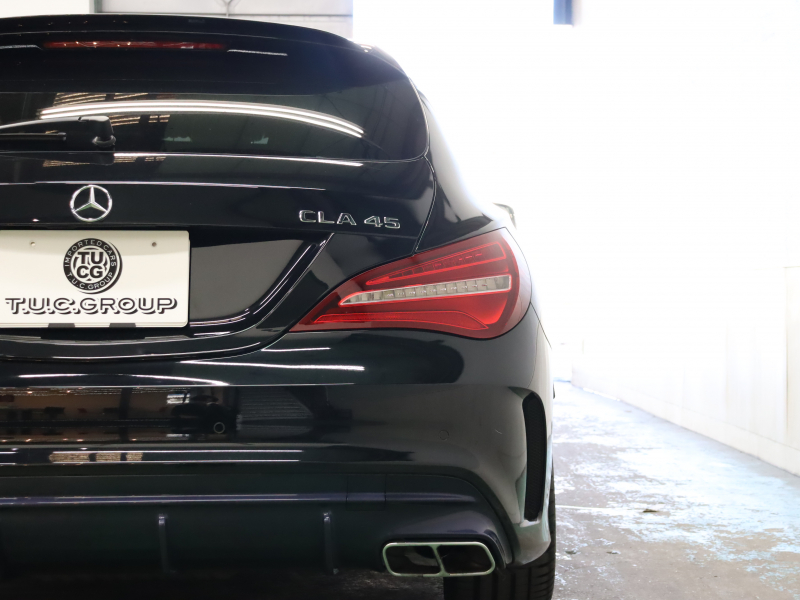 AMG CLAクラス CLA45ｼｭｰﾃｨﾝｸﾞﾌﾞﾚｰｸ 4MATIC ﾚｰﾀﾞｰSP　黒革 ｼｰﾄﾋｰﾀｰ 純正HDDﾅﾋﾞTV Bluetooth Carplay Bｶﾒﾗ LEDﾍｯﾄﾞﾗｲﾄ 自動Rｹﾞｰﾄ&ﾊﾝｽﾞﾌﾙｰA AMGｻｽﾍﾟﾝｼｮﾝ AMG強化ﾌﾞﾚｰｷ AMGｴｱﾛ&AMG18AW　2年保証