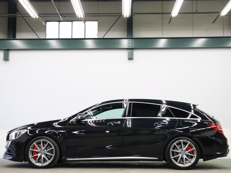 AMG CLAクラス CLA45ｼｭｰﾃｨﾝｸﾞﾌﾞﾚｰｸ 4MATIC ﾚｰﾀﾞｰSP　黒革 ｼｰﾄﾋｰﾀｰ 純正HDDﾅﾋﾞTV Bluetooth Carplay Bｶﾒﾗ LEDﾍｯﾄﾞﾗｲﾄ 自動Rｹﾞｰﾄ&ﾊﾝｽﾞﾌﾙｰA AMGｻｽﾍﾟﾝｼｮﾝ AMG強化ﾌﾞﾚｰｷ AMGｴｱﾛ&AMG18AW　2年保証