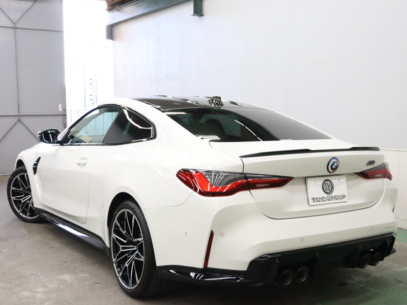 BMW Mシリーズ M4 ｺﾝﾍﾟﾃｨｼｮﾝ FR ｺﾝﾌｫｰﾄA&ﾊﾟｰｷﾝｸﾞｱｼｽﾄP ﾄﾞﾗｲﾋﾞﾝｸﾞｱｼｽﾄﾌﾟﾛﾌｪｯｼｮﾅﾙ　現行ﾓﾃﾞﾙ 黒革Mｼｰﾄ ﾍﾞﾝﾁﾚｰﾀｰ 10.25ｲﾝﾁ純正ﾅﾋﾞTV harman/Kardon 360ｶﾒﾗ ｶｰﾎﾞﾝｲﾝﾃﾘｱ Mﾌﾞﾚｰｷｼｽﾃﾑ  M専用ｴｱﾛ＆19ｲﾝﾁAW(ｽﾀｲﾘﾝｸﾞ825M)　2年保証